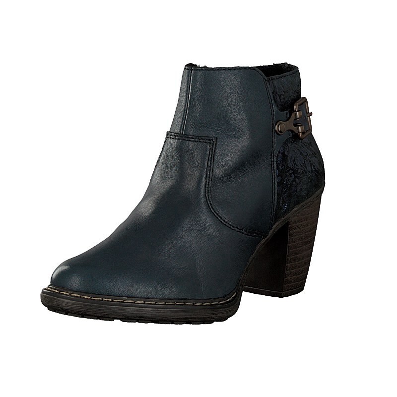 Botins Rieker 55292-14 Para Mulher - Azuis